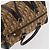 Borsa Christian Dior Trotter in tela marrone e oro Auth 179421 D'oro - vista 6