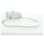 Borsa BALENCIAGA Hour Glass in pelle 2 modi Bianco Argento 592833 Auth bs34969M - vista 9