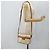 Borsa a Spalla GUCCI Micro GG Supreme PVC Bianco Oro 001 14 0412 Auth 180108 D'oro - vista 23
