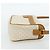 Borsa a Spalla GUCCI Micro GG Supreme PVC Bianco Oro 001 14 0412 Auth 180108 D'oro - vista 5