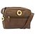 Céline Borsa a Spalla CELINE Circle in Pelle Marrone Oro Auth 179757 D'oro