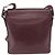 Borsa a Spalla Salvatore Ferragamo in Pelle Bordeaux Argento Auth BA12518 Bordò - vista 3