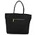 Borsa Tote PRADA Nylon Nero Oro Auth 179207 D'oro - vista 3