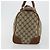 Borsa Boston GUCCI GG Supreme Web Sherry Line PVC Beige Oro Auth 178730 D'oro - vista 5