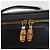 Beauty Case GUCCI Bamboo in pelle vernice Grigio Oro 032 1705 0151 Auth 180214 - vista 14