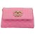CHANEL Matelasse Chain Shoulder Bag Satin Gold Pink CC Auth 179642A Rosa D'oro - vista 2