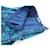 Falda PRADA de seda azul Auth 179162A - vista 12
