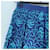 Falda PRADA de seda azul Auth 179162A - vista 7