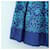 Falda PRADA de seda azul Auth 179162A - vista 9