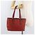 Borsa Tote GUCCI GG Canvas Argento Rosso 113019 Auth 179457 - vista 22