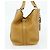 Bolsa Tote PRADA de couro marrom prata Auth 179442A - vista 5