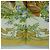 Sciarpa Salvatore Ferragamo motivo uccello in seta gialla Auth am11583A Giallo - vista 9
