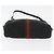 Borsa a Spalla GUCCI GG Canvas Web Sherry Line Nera Oro 001 4071 5 Auth 178333A Nero D'oro - vista 9