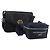 Borsa a Spalla VALENTINO Nylon Camoscio Pelle 2 Set Nero Navy Auth BA12172 Blu navy