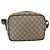 Borsa a Spalla GUCCI GG Supreme PVC Beige Argento 114291 Auth 180111 - vista 3