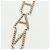 Collana con logo CHANEL in metallo Champagne Gold CC Auth 178801SM D'oro - vista 11