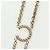 Collana con logo CHANEL in metallo Champagne Gold CC Auth 178801SM D'oro - vista 12