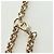 Collana con logo CHANEL in metallo Champagne Gold CC Auth 178801SM D'oro - vista 15