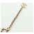 Collana con logo CHANEL in metallo Champagne Gold CC Auth 178801SM D'oro - vista 7