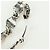 Bracciale Keeper Link ID Chrome Hearts Ag925 4 Links Silver Auth 176817SM Argento - vista 16