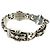Bracciale Keeper Link ID Chrome Hearts Ag925 4 Links Silver Auth 176817SM Argento - vista 5