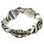 Bracciale Keeper Link ID Chrome Hearts Ag925 4 Links Silver Auth 176817SM Argento - vista 6