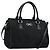 Borsa Salvatore Ferragamo Gancini in tela e pelle 2 modi Nero Argento Auth ka4262A