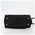 Borsa Salvatore Ferragamo Gancini in tela e pelle 2 modi Nero Argento Auth ka4262A - vista 11