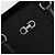 Borsa Salvatore Ferragamo Gancini in tela e pelle 2 modi Nero Argento Auth ka4262A - vista 16