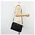 Borsa Salvatore Ferragamo Gancini in tela e pelle 2 modi Nero Argento Auth ka4262A - vista 26