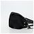 Borsa Salvatore Ferragamo Gancini in tela e pelle 2 modi Nero Argento Auth ka4262A - vista 4