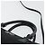 Borsa Salvatore Ferragamo Gancini in tela e pelle 2 modi Nero Argento Auth ka4262A - vista 8