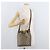 Borsa a tracolla GUCCI GG Supreme Web Sherry Line PVC Beige Oro Rosso Auth hk3712 D'oro - vista 22