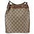 Borsa a tracolla GUCCI GG Supreme Web Sherry Line PVC Beige Oro Rosso Auth hk3712 D'oro - vista 3