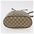 Borsa a tracolla GUCCI GG Supreme Web Sherry Line PVC Beige Oro Rosso Auth hk3712 D'oro - vista 9