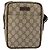 Borsa a Spalla GUCCI GG Supreme PVC Beige Argento 122754 Auth hk3711 - vista 2