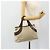 Bulgari Borsa BVLGARI Logo Mania in tela beige e argento Auth 180078 - vista 22