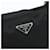 Borsa a tracolla PRADA Nylon Nero Argento Auth 180168 - vista 14