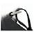 Borsa a tracolla PRADA Nylon Nero Argento Auth 180168 - vista 15