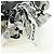 CHANEL Matelasse 25 Chain Shoulder Bag Corduroy White Gold CC Auth 178492SAM Bianco D'oro - vista 15