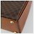 Céline Borsa CELINE Macadam Canvas PVC Pelle Marrone Oro Auth mr2441 D'oro - vista 10