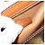 Céline Borsa CELINE Macadam Canvas PVC Pelle Marrone Oro Auth mr2441 D'oro - vista 22