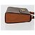 Céline Borsa CELINE Macadam Canvas PVC Pelle Marrone Oro Auth mr2441 D'oro - vista 4