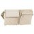 Marsupio GUCCI GG Canvas Sherry Line White Gold 28566 Auth 180206 Bianco D'oro