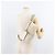 Marsupio GUCCI GG Canvas Sherry Line White Gold 28566 Auth 180206 Bianco D'oro - vista 25