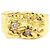 Autre Marque Anello sigillo, oro giallo, diamanti