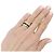 Anello Chanel, "Ultra", oro bianco e ceramica nera. - vista 6