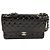 Chanel Timeless - Borsa Classic Double Flap in agnello trapuntato Medium Nero