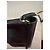 Borsa a pochette Delvaux in pelle nera effetto coccodrillo Nero - vista 6