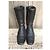 Botas Prada de cuero y nylon Negro - vista 3